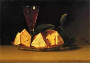 Still Life with Raisin Cake by Raphaelle Peale - Oil Painting Reproduction
