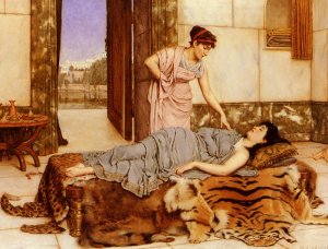 Gently Wakened by Reginald Ernst Arnold Oil Painting
