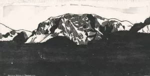 Sneeuw op het Hollengebirge by Reijer Stolk Oil Painting