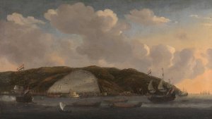View of Algiers by Reinier Nooms Oil Painting