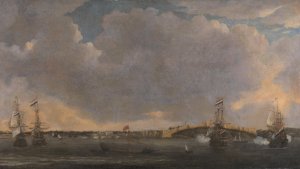 View of Tripoli by Reinier Nooms Oil Painting