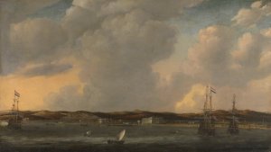 View of Tunis by Reinier Nooms Oil Painting