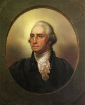 George Washington as Patriae Pater Oil painting by Rembrandt Peale