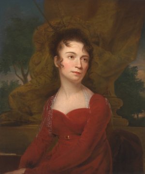 Juliana Westray Wood by Rembrandt Peale Oil Painting
