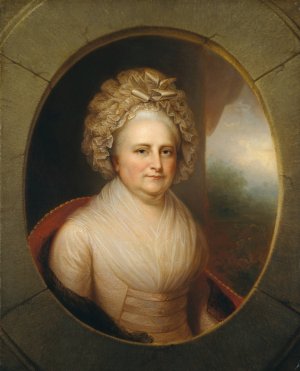 Martha Washington by Rembrandt Peale Oil Painting
