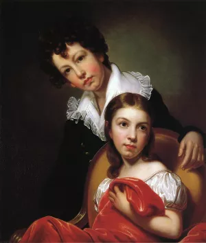 Michael Angelo and Emma Clara Peale painting by Rembrandt Peale