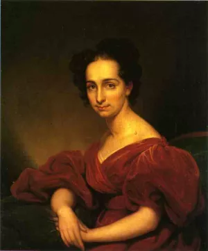 Olive Foote Lay painting by Rembrandt Peale