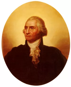 Portrait Of George Washington Oil painting by Rembrandt Peale