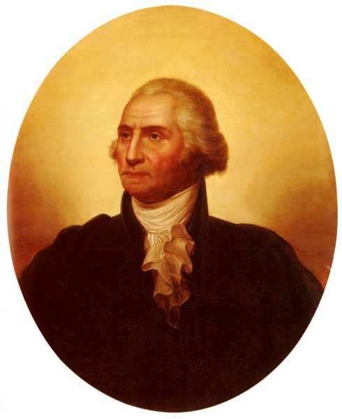 Main Product Photo of Portrait Of George Washington Painting by Rembrandt Peale