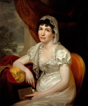 Portrait of Jane Griffith Koch by Rembrandt Peale Oil Painting