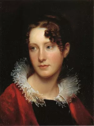 Portrait of Rosalba Peale painting by Rembrandt Peale