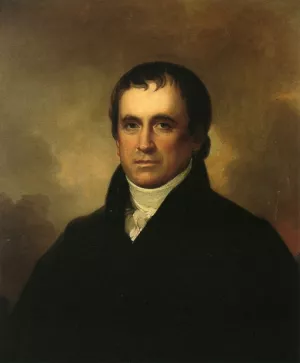 Portrait of Willett Hicks painting by Rembrandt Peale