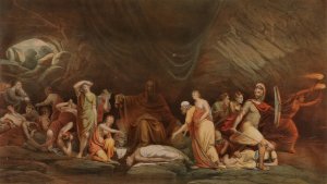 The Court Of Death by Rembrandt Peale Oil Painting