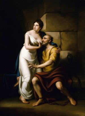 The Roman Daughter by Rembrandt Peale Oil Painting