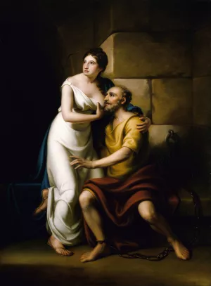 The Roman Daughter by Rembrandt Peale Oil Painting
