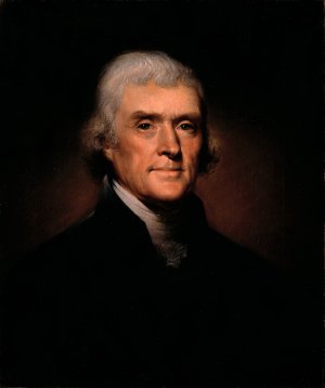 Thomas Jefferson by Rembrandt Peale Oil Painting