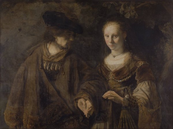 Main Product Photo of The Betrothal Painting by Rembrandt Van Rijn (Follower)