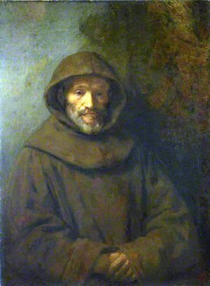 A Franciscan Friar Oil painting by Rembrandt Van Rijn