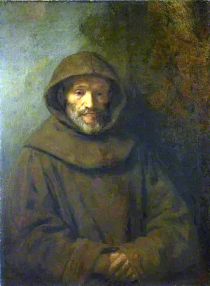 A Franciscan Friar painting by Rembrandt Van Rijn