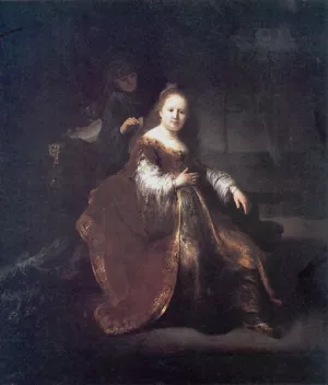 A Heroine from the Old Testament painting by Rembrandt Van Rijn