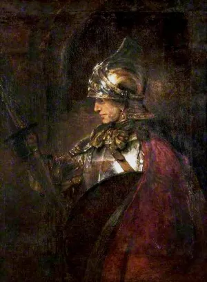 A Man in Armour Oil painting by Rembrandt Van Rijn