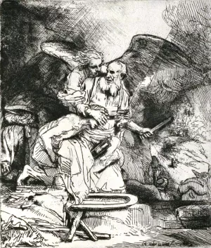 Abraham's Sacrifice painting by Rembrandt Van Rijn
