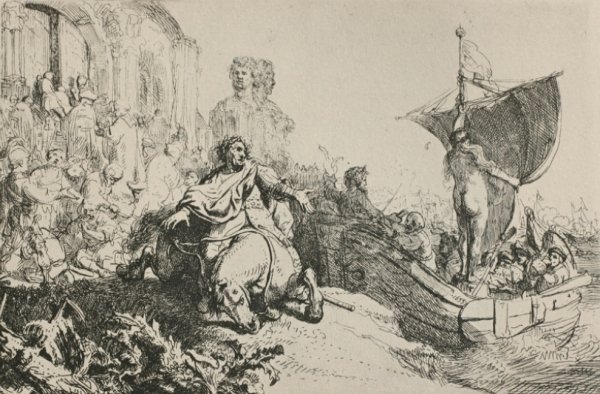 Main Product Photo of Adverse Fortune Painting by Rembrandt Van Rijn