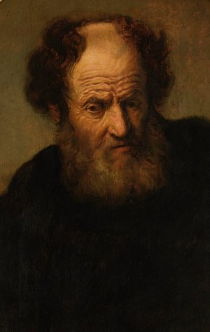 An Old Man by Rembrandt Van Rijn Oil Painting
