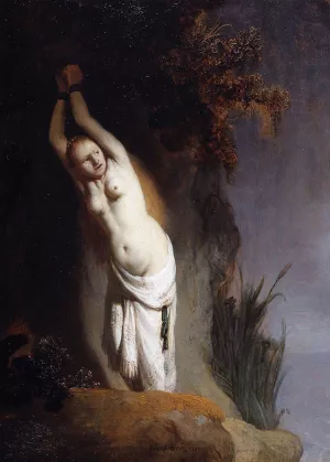 Andromeda by Rembrandt Van Rijn Oil Painting