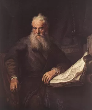 Apostle Paul Oil painting by Rembrandt Van Rijn