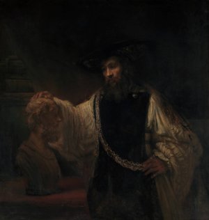 Aristotle with a Bust of Homer by Rembrandt Van Rijn Oil Painting