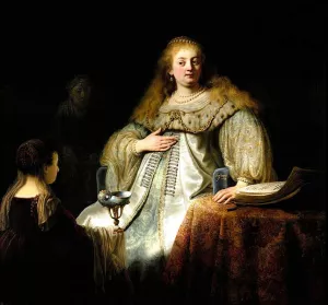 Artemisia by Rembrandt Van Rijn - Oil Painting Reproduction