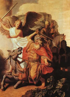 Balaam's Ass by Rembrandt Van Rijn Oil Painting
