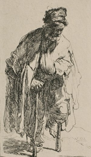 Beggar with a Wooden Leg by Rembrandt Van Rijn Oil Painting