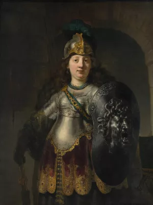 Bellona by Rembrandt Van Rijn Oil Painting