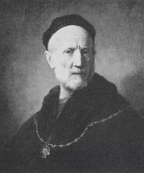 Bust of an Old Man with a Gold Chain by Rembrandt Van Rijn Oil Painting ...