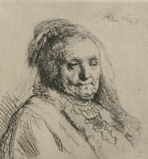 Bust of an Old Woman, Rembrandt's Mother