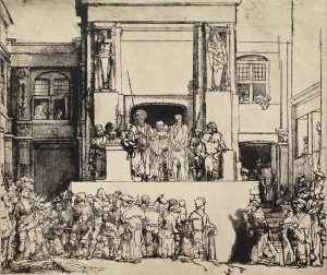 Christ Presented to the People by Rembrandt Van Rijn Oil Painting