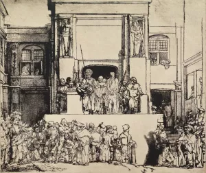 Christ Presented to the People painting by Rembrandt Van Rijn