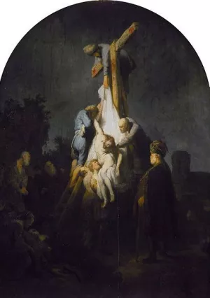 Deposition From the Cross painting by Rembrandt Van Rijn