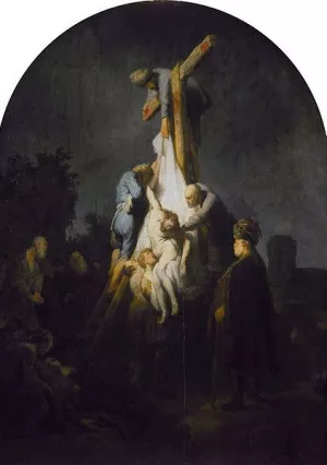 Deposition From the Cross by Rembrandt Van Rijn Oil Painting