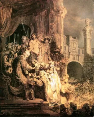 Ecce Homo by Rembrandt Van Rijn Oil Painting
