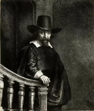 Ephraim Bonus, Jewish Physician Oil painting by Rembrandt Van Rijn