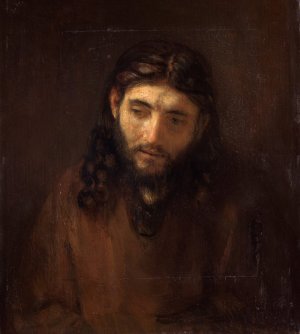 Head Of Christ by Rembrandt Van Rijn Oil Painting
