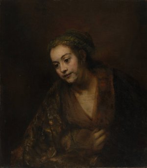 Hendrickje Stoffels by Rembrandt Van Rijn Oil Painting