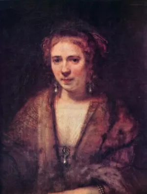 Hendrickje Stoffels painting by Rembrandt Van Rijn