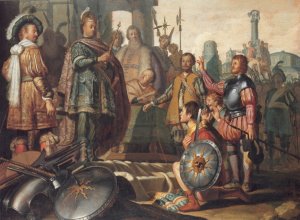 History Painting by Rembrandt Van Rijn Oil Painting