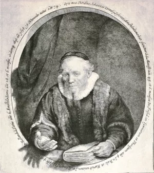 Jan Cornelis Sylvius Oil painting by Rembrandt Van Rijn