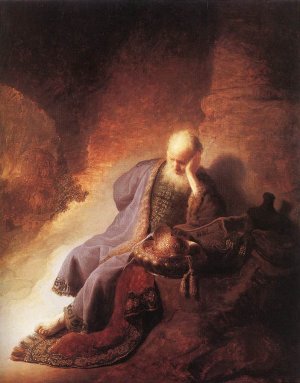 Jeremiah Lamenting the Destruction of Jerusalem