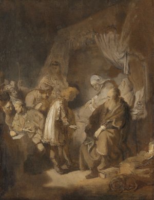 Joseph Telling his Dreams by Rembrandt Van Rijn Oil Painting